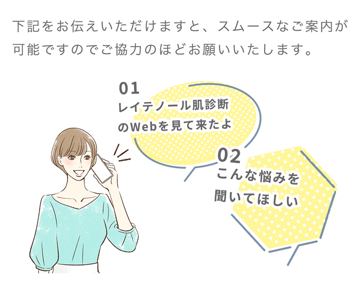 レイテノールの肌診断